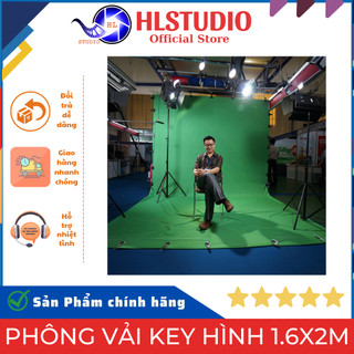 Phông vải key hình, phông nền studio hl studio, kích thước 1.6x2m, liền mạch không ghép miếng, dùng quay phim, chụp ảnh