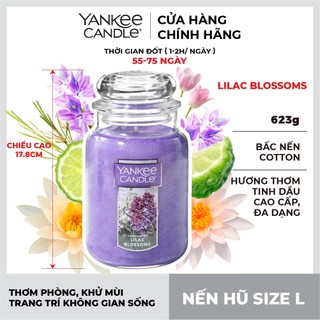 Nến hũ Yankee Candle size L - Lilac Blossom (623g)