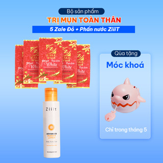 Bộ sản phẩm Giảm mụn toàn thân Kem Nén ZALE Đỏ Sáng Da - ZiiiT Nước Thơm