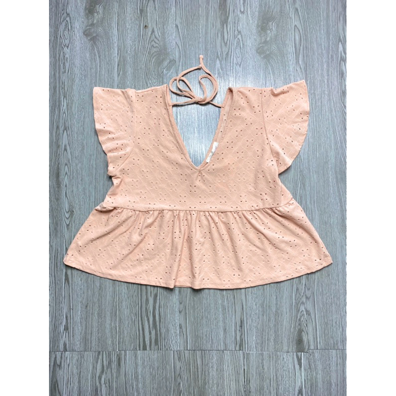 Áo thun croptop nữ hàng VN xuất khẩu hiệu PINk ROSE (size L)