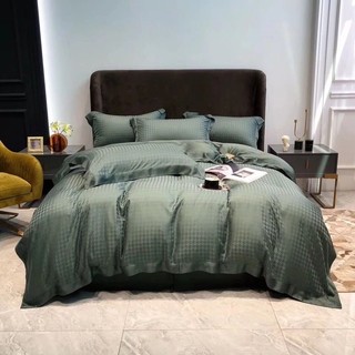 Bộ ga gối chăn trần tencel trơn