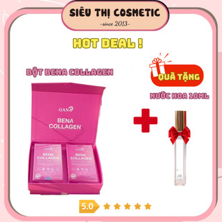Bena collagen chính hãng giúp da trắng sáng căng bóng mịn màng + tặng nước hoa