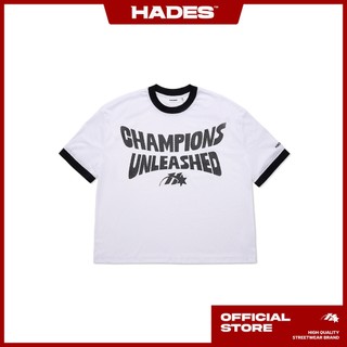 ÁO UNISEX HADES WHITE MESH TEE VẢI LƯỚI - HADES BRAND CHÍNH HÃNG