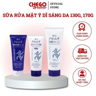 Sữa rửa mặt ý dĩ Reihaku Hatomugi cleansing foam Nhật Bản sạch sâu làm sáng mịn da 130g 170g