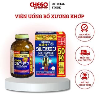 Viên uống bổ xương khớp Glucosamine Orihiro Nhật Bản 1500mg hộp 900 viên