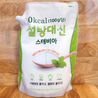  ALTIST  TÚI LỚN 1 Kg  ĐƯỜNG ĂN KIÊNG 0 CALO  đường cỏ ngọt    KOREA   Zero Calorie Stevia Sweetener 