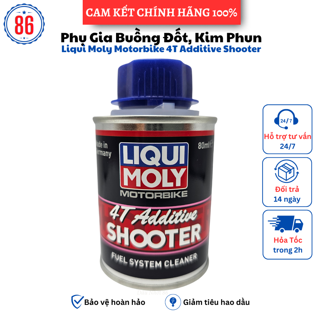 Dung Dịch Vệ Sinh Buồng Đốt ,tẩy cặn cacbon Liqui Moly Additive Shooter 80ml- Sản xuất tại Đức