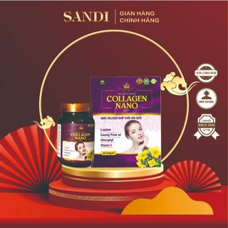 Viên Đẹp Da Collagen Nano Q10, Nhập Khẩu Hàn Quốc, 1 Hộp 60 Viên