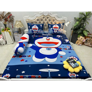 Bộ Drap Thun Hàn Quốc mát lạnh 4 món (Inbox nhiều mẫu lựa chọn)