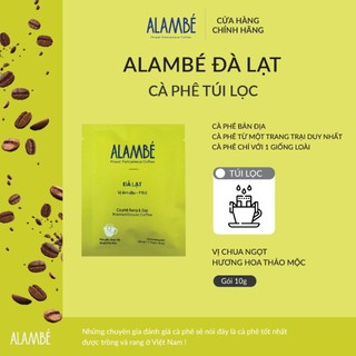 1 gói 10g - cà phê phin giấy/ túi lọc alambé