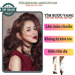 Thuốc nhuộm tóc collagen tại nhà tím trầm  chính hãng KAMI 5RV