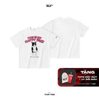 Áo thun cổ tròn SLY Tun Tee màu trắng