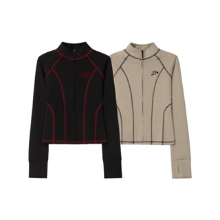 ÁO THUN ÔM 21 SLIM-FIT ZIP-UP TOP