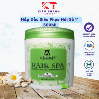 [CHÍNH HÃNG] HẤP DẦU PHỤC HỒI TÓC COLLAGEN WELLMATE 500ML - HẤP 1 SAO