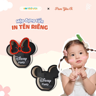 Hộp đựng tiền tiết kiệm bằng gỗ IN TÊN RIÊNG bản ĐẶC BIỆT, dạy cho bé thói quen tiết kiệm đặt mục tiêu | Trò vui PN55