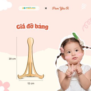 Giá Đỡ Đa Năng - Kệ Trưng Bày Bảng Bận Rộn, Tranh, Điện Thoại | Lắp Ráp Dễ Dàng | Trò Vui ST02