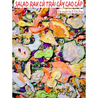 Trái cây sấy giải nhiệt cho hamster - ăn dặm ăn vặt hamster