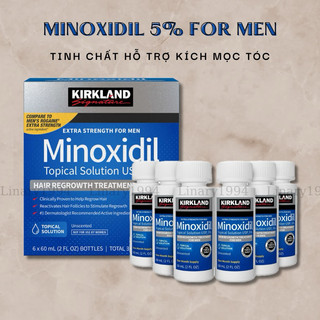 [LINARY1994] Minoxidil mọc tóc mọc râu Nhập Mỹ Loại 5% Cho Nam (MẪU MỚI)