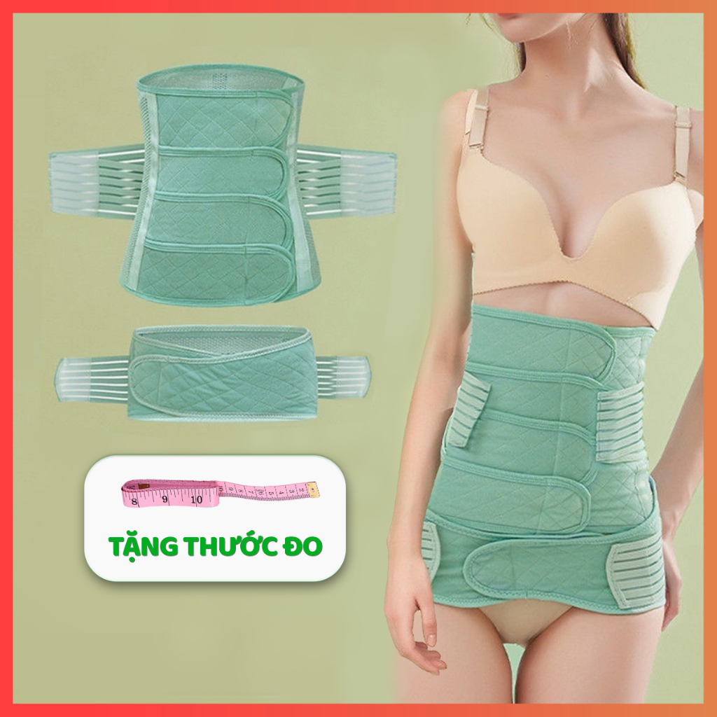 Bộ Đai Nịt Bụng Sau Sinh + Đai Nịt Hông Cao Cấp - Giúp Định Hình Vòng Eo và Hông, Lấy Lại Vóc Dáng