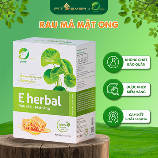 Hộp Rau má MẬT ONG sấy thăng hoa Eherbal 60g (15 gói x 4g)