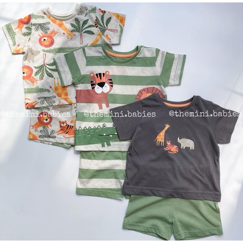 [MATALAN] Set 3 bộ quần áo cộc mặc hè cho bé trai (có bán tách lẻ)