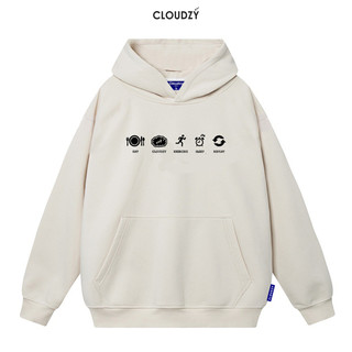 Áo hoodie nam nữ local brand unisex cặp đôi nỉ ngoại cotton form rộng có mũ CLOUDZY HD DISCIPLINE