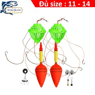 Bộ Lưỡi Câu Bom Mè Lưỡi Câu Lăng Xê Cá Mè [Hộp 2 bộ] LC13