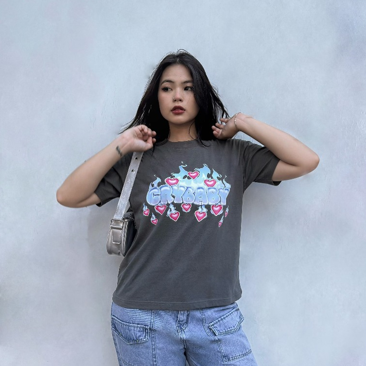 (SEPTEMBER - A063) ÁO BABY TEE - CRY BABY