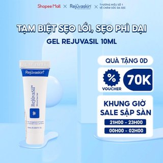 Gel ngăn ngừa và làm xẹp sẹo lồi, sẹo phì đại Rejuvasil 10ml