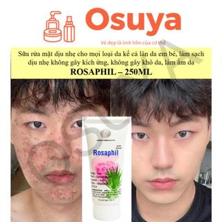 Sữa Rửa Mặt Dưỡng Da, Cho Mọi Loại Da, Dịu Nhẹ, Không Gây Kích Ứng, Mọi Độ Tuổi - ROSAPHIL - 250ML