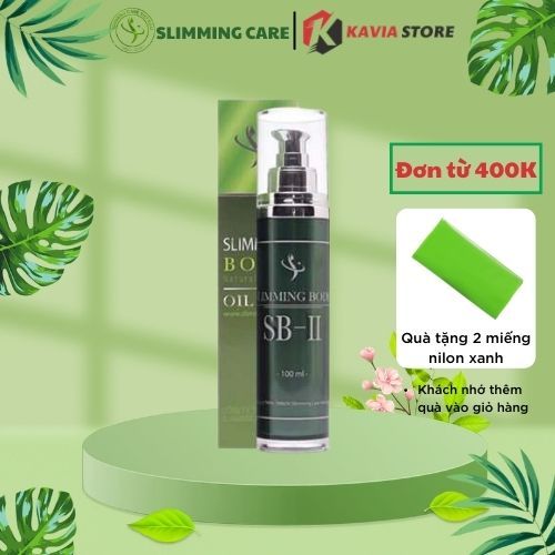 Tinh dầu Slimming Care Body Oil 100ml Dùng chung bộ Slimming Body SB2, Tan Mỡ Hiệu Quả Giúp Săn Chắc Da