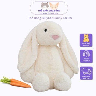 Thỏ Bông JellyCat Bunny Tai Dài Hàng Cao Cấp Xuất Khẩu Làm Qùa Tặng Cho Bé Dễ Thương (YUNOZA 2024)