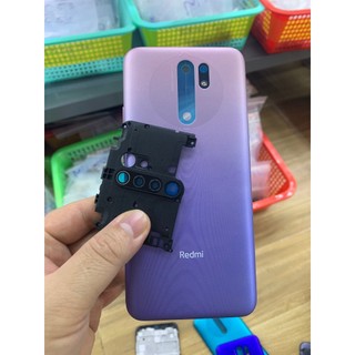 Lưng vỏ ko kèm khung xương Xiaomi redmi 9, kèm kính cam, phím volume, khay sim