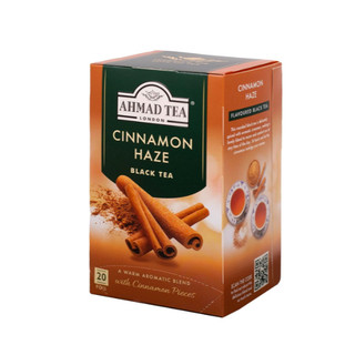 Trà đen hương Quế Ahmad 40g - Ahmad Cinnamon Haze Tea 40g/20bags (túi lọc có bao thiếc - 20 túi/hộp)