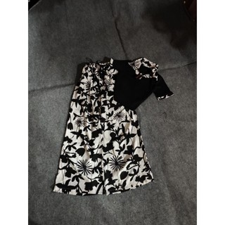 Sét áo croptop mix quần LỤA suông