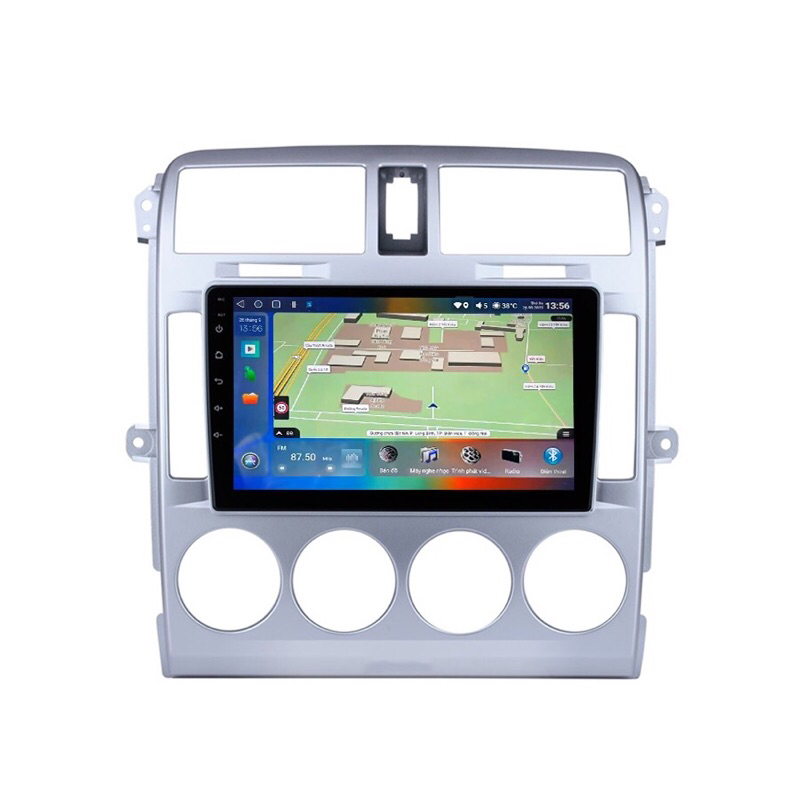 Mặt dưỡng màn hình Android 9 inch KIA Carnival 2008 - 2011 kèm giắc zin theo xe