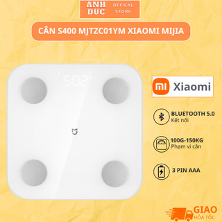  Cân Sức Khỏe Điện Tử Thông Minh Xiaomi Mijia S400 ,Mặt Kính Cường Lực Chịu Lực,Đo 25 Chỉ Số Cơ Thể,Kết Nối Bluetooth 5.0 