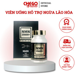 Viên uống hỗ trợ ngừa lão hóa NMN Premium trẻ hóa làm da tăng độ đàn hồi 25600+ lọ 80 viên