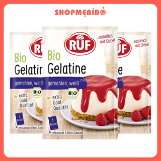 Gelatine Hữu Cơ Đức Làm Thạch Pudding Kẹo Dẻo Cho Bé Ăn Dặm - Shop Mẹ Bí Đỏ