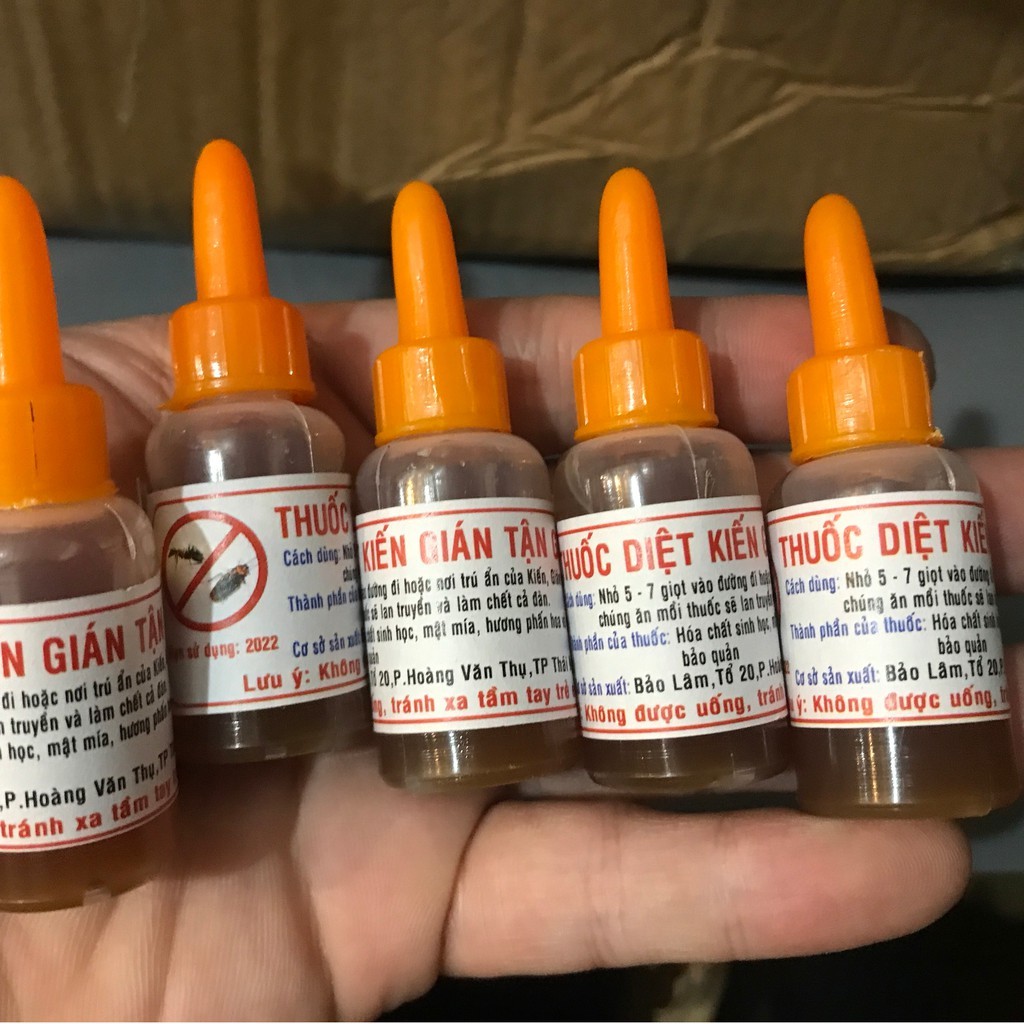 COMBO 10 ỐNG NƯỚC diệt kiến gián tận gốc sinh học, thuốc đuổi kiến gián cho nhà cửa an toàn hiệu quả