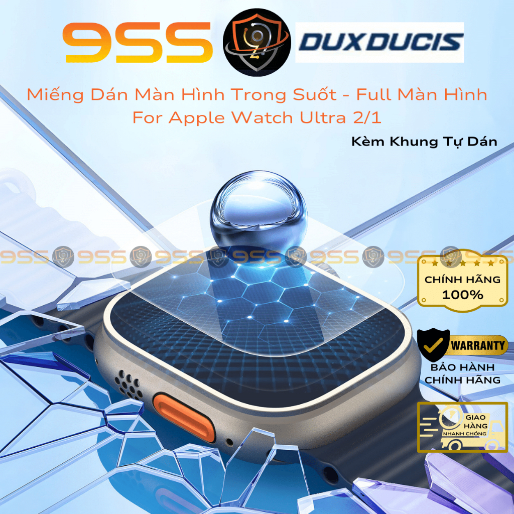 Miếng Dán Màn Hình Cường Lực Dux Ducis cho Apple Watch Ultra 2 / 1,Eapa Series Tempered Glass Screen