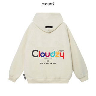 Áo hoodie nam nữ local brand unisex cặp đôi nỉ ngoại cotton form rộng có mũ xám CLOUDZY HD PLAYER