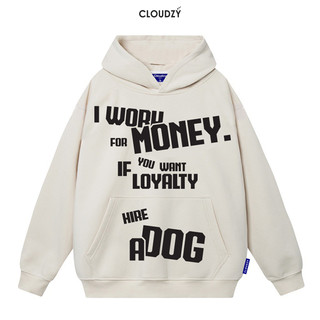 Áo hoodie nam nữ local brand unisex cặp đôi nỉ ngoại cotton form rộng có mũ xám đen dày CLOUDZY WORK