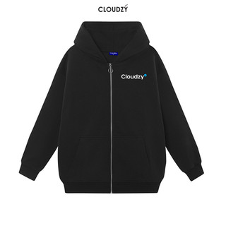Áo hoodie zip nam nữ local brand unisex cặp đôi nỉ ngoại cotton form rộng có mũ  CLOUDZY BASIC Z