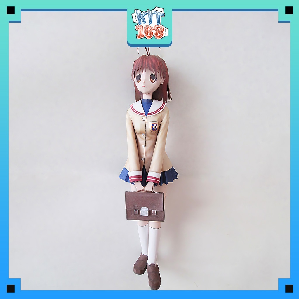Mô hình giấy Anime Game Furukawa Nagisa - Clannad