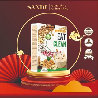 Ngũ Cốc Dinh Dưỡng EAT CLEAN, Phù Hợp Với Mọi Lứa Tuổi, Giảm Cân Hiệu Quả, Đẹp Da Ngăn Ngừa Lão Hóa - Hộp 15 Gói