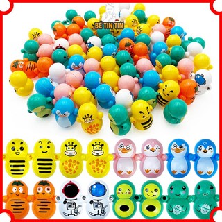 Combo Lật Đật Mini Phi Hành Gia Và Doremon Hello Kitty Ninja Squid Game Đồ Chơi Lật Đật Cho Bé.