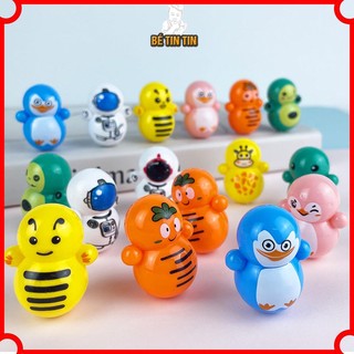 Combo Lật Đật Mini Phi Hành Gia Và Doremon Hello Kitty Ninja Squid Game Đồ Chơi Lật Đật Cho Bé.