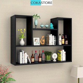 Kệ Gỗ Treo Tường Sáng Tạo Chữ U COKASTORE, Màu Sắc Đa Dạng, Kết Cấu Âm Tường Chắc Chắn, Tặng Kèm Phụ Kiện - KT182