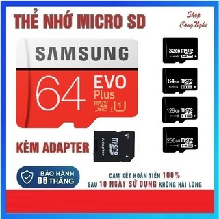 Thẻ nhớ microsd samsung và thẻ nhớ đen 32gb/64gb/128gb/256gb/512gb tốc độ cao class 10